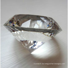 Exquisite Kristall Dekoration Transparent Kristall Diamant Glas Briefbeschwerer